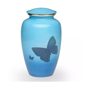 Urnes funéraires en métal design personnalisé couleur style logo fournitures funéraires en gros urnes humaines adultes urnes animaux - Product Image 4