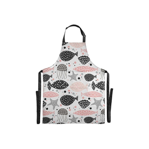 Prix de gros Tablier de cuisine en coton et lin durable avec sangle réglable pour usage domestique - Product Image 3
