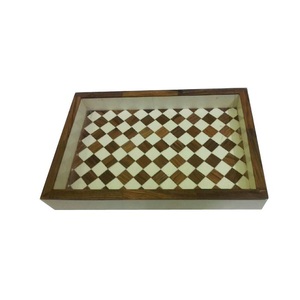 Bandeja de madera rectangular, superventas, bandeja de madera decorativa hecha a mano para suministros de Hotel y restaurante, bandeja de madera rectangular - Product Image 4