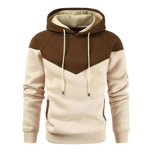 Sudadera con Capucha para Hombre, Talla Grande, de Invierno, Tejida, Forrada, Antiarrugas, de Felpa, Informal, con Estampado, Técnica Lavada - Product Image 1