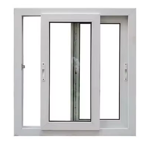 Superior Cách Nhiệt PVC hồ sơ trượt cửa sổ đa buồng low-e tráng cách điện thủy tinh ngang căn hộ louver - Product Image 2
