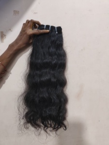 Extensiones de cabello indio virgen de alta calidad, cabello ondulado de alta calidad, 100% indio - Product Image 4
