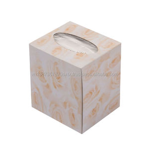 Promotional Table <b>Tissue</b> <b>Paper</b> Soft Cube Box Printed Facial <b>Tissue</b> - Product Image 3