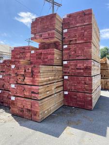 Vigas y postes de madera de cicuta aserrados en bruto o S4S para proyectos de construcción de exteriores de casas de comedor modernas - Product Image 5