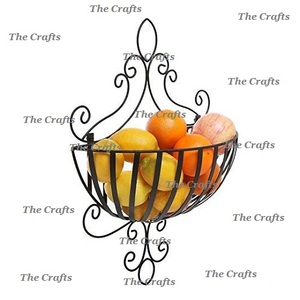 Cesta de almacenamiento de hierro en color rosa Calidad exclusiva Tamaño y forma personalizados Cesta de frutas y verduras a la venta - Product Image 5