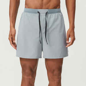 Pantalones cortos de algodón con cintura elástica para hombres OEM ODM suministro de fábrica Etiqueta Privada gimnasio moda al por mayor casual cómodo ropa de verano - Product Image 6