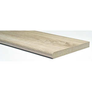 Mensola da Parete Stondata Colore Rovere Sonoma Cm. 60x20x1.8 - Product Image 1