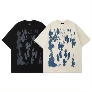 เสื้อยืดผู้ชายคุณภาพสูงขายส่ง ผ้าฝ้าย 100% พิมพ์ลายสกรีน ออกแบบเองได้ ระบายอากาศดี ผ้า Worsted - Product Image 4