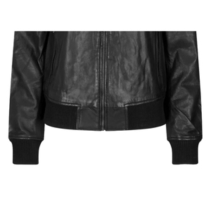 Chaqueta de Motociclista de Piel de Oveja 100% Genuina, Hecha a Medida, de Primera Calidad para Mujer, Ecológica, Resistente al Viento, Elegante y con Calefacción - Product Image 6
