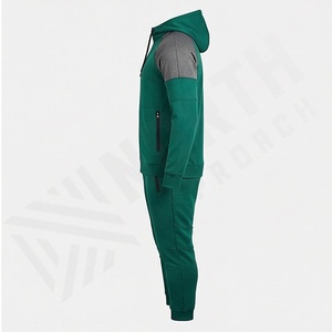 Survêtements de sport pour hommes, coupe ajustée, unis, jogging, survêtements personnalisés, options de tailles plus grandes disponibles, vêtements de sport - Product Image 3