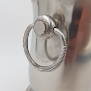 Calidad perfecta Enfriador de champán moderno de acero inoxidable o cubo de hielo Altura 23cm Estado justo ¡Vea los detalles a continuación! - Product Image 3