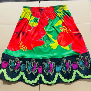 Dernier modèle Jupes amples taille haute de haute qualité en coton pour femmes Jupes hawaïennes insulaires décontractées pour femmes au tarif de gros - Product Image 6