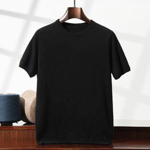 T-Shirt en coton pour hommes Winter Run Unique Solid Pattern Print 300 Gram Tissu tricoté Logo avant Tenue de travail - Product Image 6