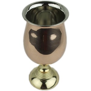 Copas de Martini de cobre bellamente hechas a mano, copa de Metal con acabado liso, capacidad para 8 onzas - Product Image 1