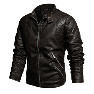 Precio de fábrica de calidad superior Nuevo diseño de moda Tu propia chaqueta de cuero Chaquetas de cuero personalizadas para hombres - Product Image 1
