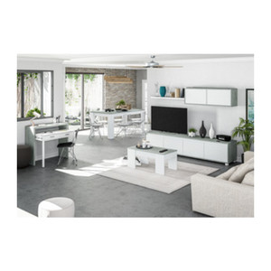 Kit Mesa Elevable Caff 50x100x45/56h Blanco/Cemento - Product Image 1