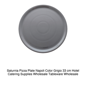 Plato para Pizza Saturnia Napoli Color Gris 33 cm, Suministros para Hostelería, Vajilla al por Mayor - Product Image 2