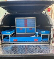 Gabinete de Herramientas para Camioneta de Diseño Moderno Personalizable OEM/ODM/OBM, 6 Cajones, Estructura Desmontable, Modular, Fácil de Montar y Remover