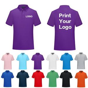Polo de Verano 230g 100% Algodón, Impresión de Logotipo, Bordado Personalizado con Nombre de Empresa o Grupo, Camiseta Transpirable de Manga Corta para Hombre y Mujer - Product Image 1