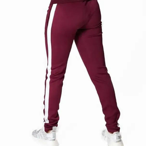 Pantalon de jogging en molleton français pour femme, coupe ajustée, avec logo personnalisé, style sport, gym, hip-hop, poids lourd, rayé - Product Image 2