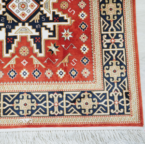 TAPIS NOEUD noué à la main de haute qualité laine afgan nouveau moderne brodé travail doublure motif tapis pour salon, chambres à coucher - Product Image 4