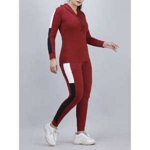 Conjuntos de chándales con bloques de Color personalizados para mujer, venta al por mayor - Product Image 3