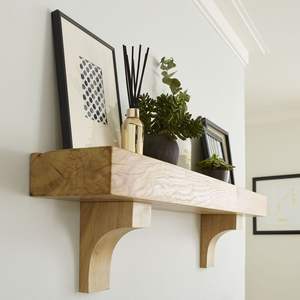 Étagère de cheminée en bois en gros, fabrication artisanale, bonne finition, prix d'usine bas - Product Image 1