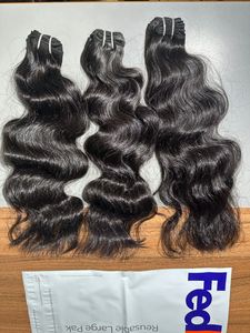 Prêt à Expédier Lâche Vague Profonde Indien Vierge Extension de Cheveux Crudo par Exportateurs de Haute Qualité Cheveux Humains Crudo De l'Inde - Product Image 4
