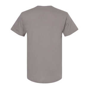 เสื้อยืดพรีเมียมผู้ชาย ผ้าผสมคอตตอนโพลีเอสเตอร์ 165gsm เนื้อผ้านุ่ม สไตล์ลำลอง คอกลม ดีไซน์เรียบง่าย ผ้าเจอร์ซีย์ - Product Image 1