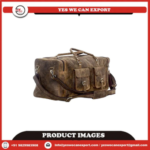 Sac de voyage en cuir de buffle extra large fait à la main, élégant et pleine fleur, sac de voyage personnalisé à la mode pour l'approvisionnement en vrac - Product Image 2