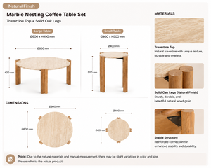 <span class=keywords><strong>Table</strong></span> basse ronde en marbre <span class=keywords><strong>de</strong></span> style moderne du milieu du siècle, design minimaliste, petite <span class=keywords><strong>table</strong></span> <span class=keywords><strong>de</strong></span> salon en <span class=keywords><strong>bois</strong></span> <span class=keywords><strong>massif</strong></span> - Product Image 5