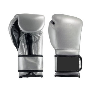 Wholesale Customized High Quality Breathable Waterproof Hook and Loop Closure Unisex <b>Silver</b> Bullet Training Boxing <b>Gloves</b> - Product Image 1