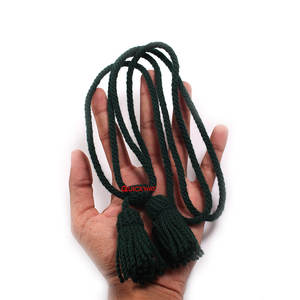 สายรัดคางแบบเกลียวลวดทอง OEM สายหมวกสีเขียวแบบปรับแต่งได้ตามต้องการ - Product Image 4