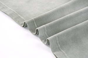 Fabricant de vêtements personnalisé de haute qualité t-shirt hommes 100% coton blanc lavage à l'acide t-manches courtes unisexe épais T-shirt expédition DDP - Product Image 6