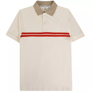 Luxe personnalisé pour hommes pour Polo doux coton maille à manches courtes logo broderie solide anti-rides Golf Camisas polos - Product Image 4
