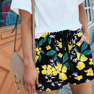 Short basique Mix-and-match Superposition Short de plage pour femme Short à finition lisse Style de plage ludique Vêtements de plage de tous les jours Fonctionnel - Product Image 3