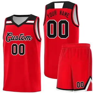 Conjunto de uniformes de baloncesto Unisex de nuevo diseño 2024, camisetas y pantalones cortos transpirables de secado rápido, ropa deportiva con nombre de equipo personalizado para hombres y mujeres