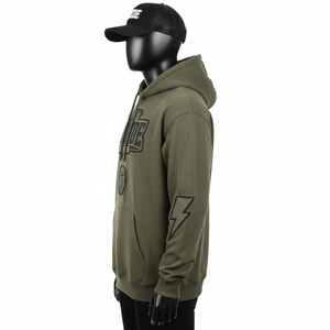 Sweat à capuche basique pour homme, avec patch en PVC personnalisé, broderie, écologique, séchage rapide, vintage, décontracté, streetwear d'hiver - Product Image 4