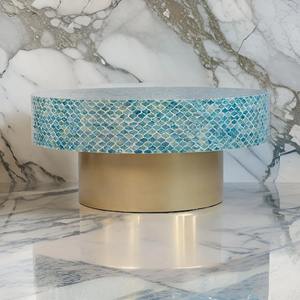 Mesa de Centro de Alta Calidad Hecha a Mano con Incrustaciones de Madreperla, Moderna y Ecológica, al Mejor Precio, Muebles de Lujo para Sala de Estar, Venta al Por Mayor - Product Image 5