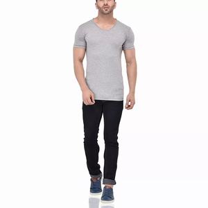 Odm 305 Gsm 100 Cotton Plain Short Sleeve Oversized Mens Thick Tshirt Heavyweight Essentials <b>Blank</b> Custom Logo T Shirt For Men - Product Image 3
