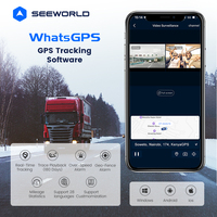 Cámara de salpicadero dual 1080p con GPS, modo Beidou, 4G LTE, para colocación en el salpicadero, con aplicación Android y vista de seguimiento desde PC para distribuidores