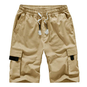 Pantalones Cortos Cargo de Lona de Secado Rápido de Alta Calidad para Hombre, con Cierre de Cordón, Opciones Personalizables, Pantalones Cortos de Verano - Product Image 1