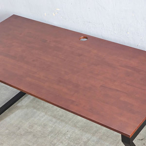 MConcept HBMC005 140x70cm Modern Minimalist Sit <b>Stand</b> <b>Desk</b> Office Furniture with Assembled Iron Legs for Bedroom Use - Product Image 4