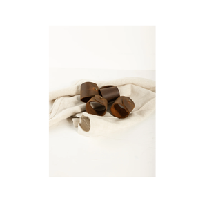 Rond de serviette Accessoires de cuisine Restaurant ronds de serviette en cuir en or Royal ronds de serviette idées cadeau pour un être cher - Product Image 2