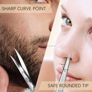 Tijeras Curvas para Cutículas al por Mayor, para Recortar el Vello de la Nariz, Cuidado Personal, Manicura, Accesorio de Belleza, Hoja de Acero Inoxidable, con Logotipo - Product Image 2
