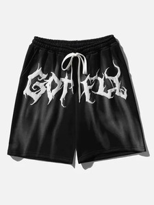 Pantalones cortos de algodón personalizados Unisex diseñador corto baloncesto sudor 3D pantalla espuma Puff estampado pantalones cortos para hombres - Product Image 6