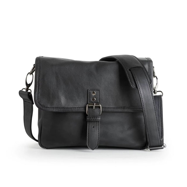 Solid Color Leather Camera Bag Single Shade DSLR Camera Shoulder Bag For Photography Made In Pakistan