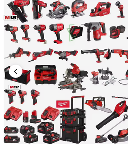 LISTO PARA ENVIAR Kit de herramientas Milwaukee 2695 15 M18 Combo 35 con baterías W4 Xc - Product Image 3