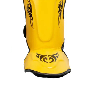 MMA สนับแข้งแผ่นหนังโฟมนวมป้องกันขาอุปกรณ์ป้องกันเท้าคิกบ็อกซิ่งสนับแข้งสำหรับต่อสู้ OEM ออกแบบได้ตามต้องการ - Product Image 6