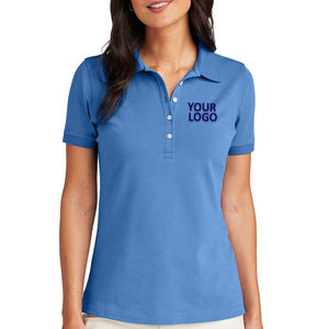 Camisas de Manga Corta para Mujer, de Alta Calidad, Cómodas, Diseño Personalizado, Tejido Oxford de Punto Informal, 100% Algodón - Product Image 3